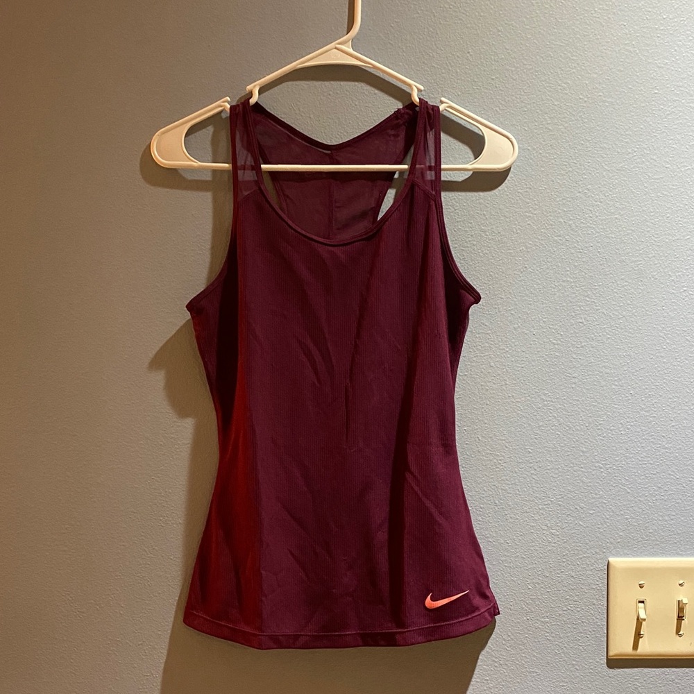 Nike Women's Maroon Tank Top